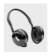 kinivo bth240 bluetooth headphones on ear wireless handfree mic foldable earpads travel music player