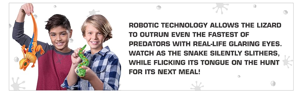 Robo Alive Lurking Lizard AND Snake Series 3