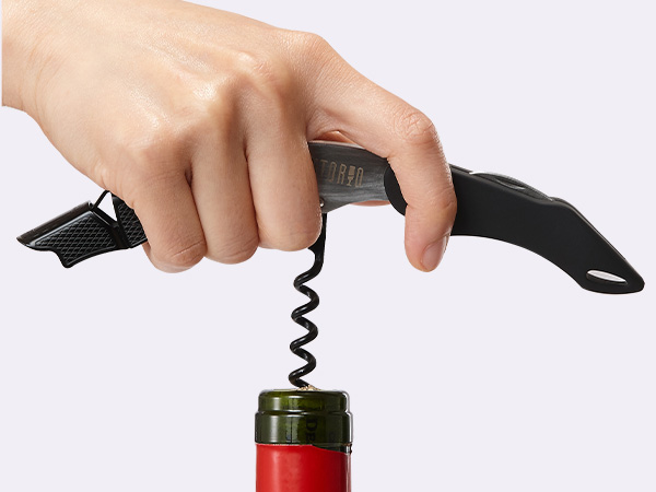 Pierce stubborn corks and graciously cut even the toughest wine foils