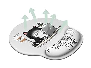 Mousepad with Memory Foam Wrist Rest