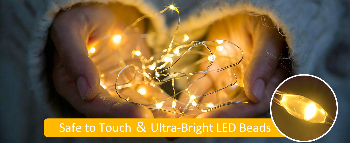 Safe to Touch & Ultra-Bright LED Beads