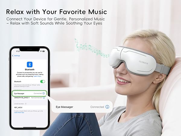 eye massager with heat