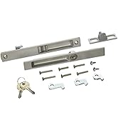 Wright Products VK1195 KEYED Flush MOUNT PATIO LATCH, ALUMINUM