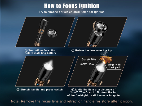 SKYFIRE LED Flashlights High Lumens 1097