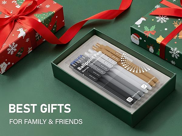 black ballpoint pens