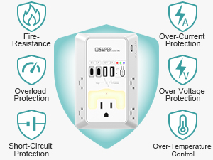 Outlet Extender USB Wall Charger
