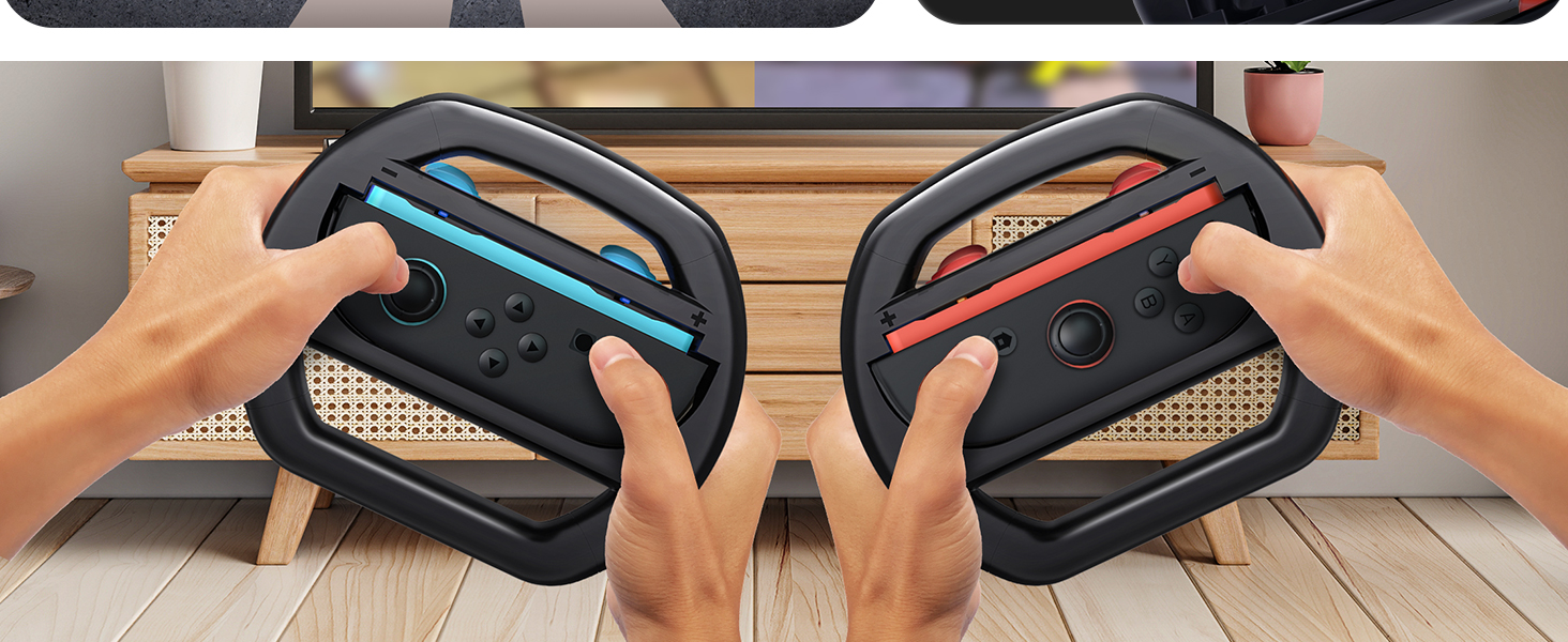 Steering Wheel for Nintendo Switch 2 JoyCons