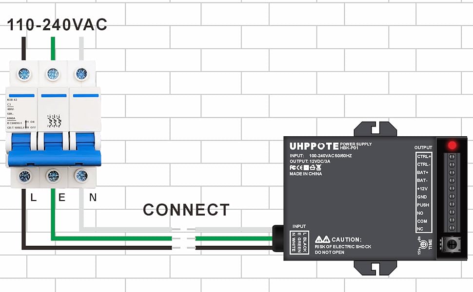 HBK-P01 power supply wiring