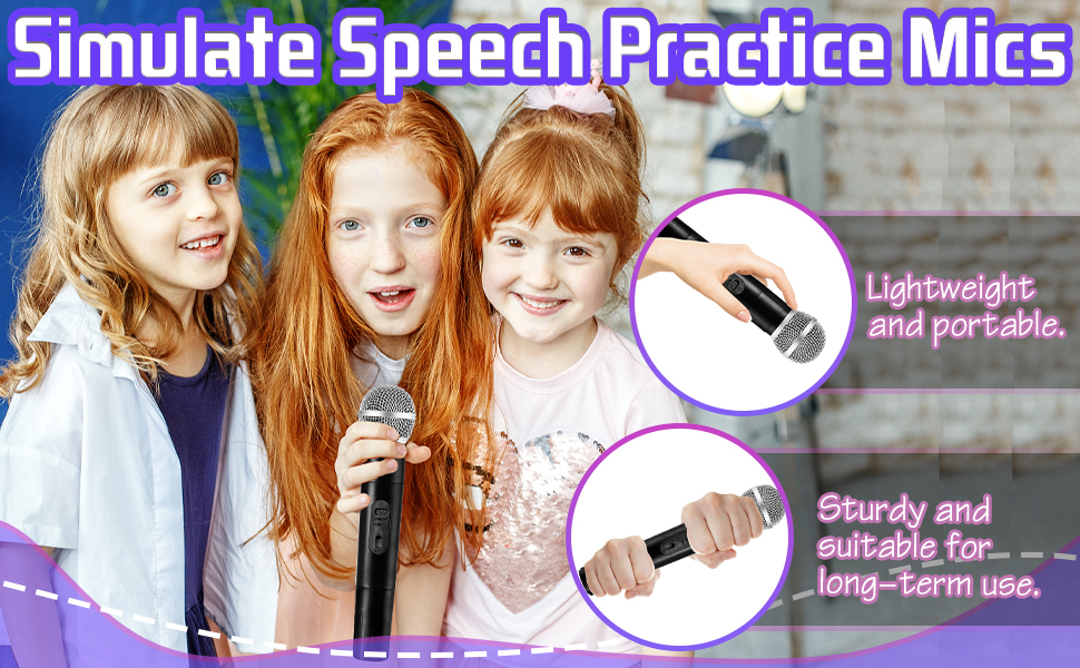 4 Simulated practice microphone