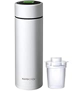 Nuby RapidCool Portable Baby Bottle Maker - With Milk Powder Dispenser and Digital Lid - Ideal fo...