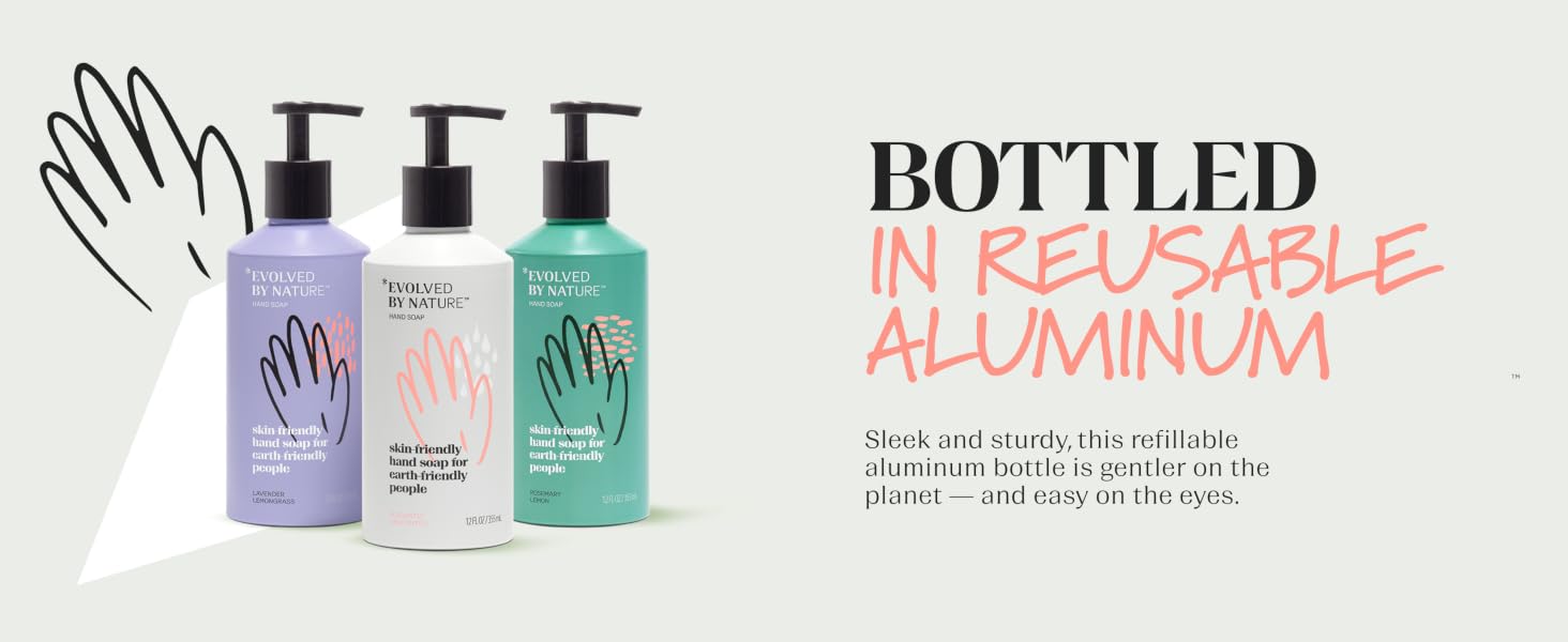 Bottled in reusable aluminum