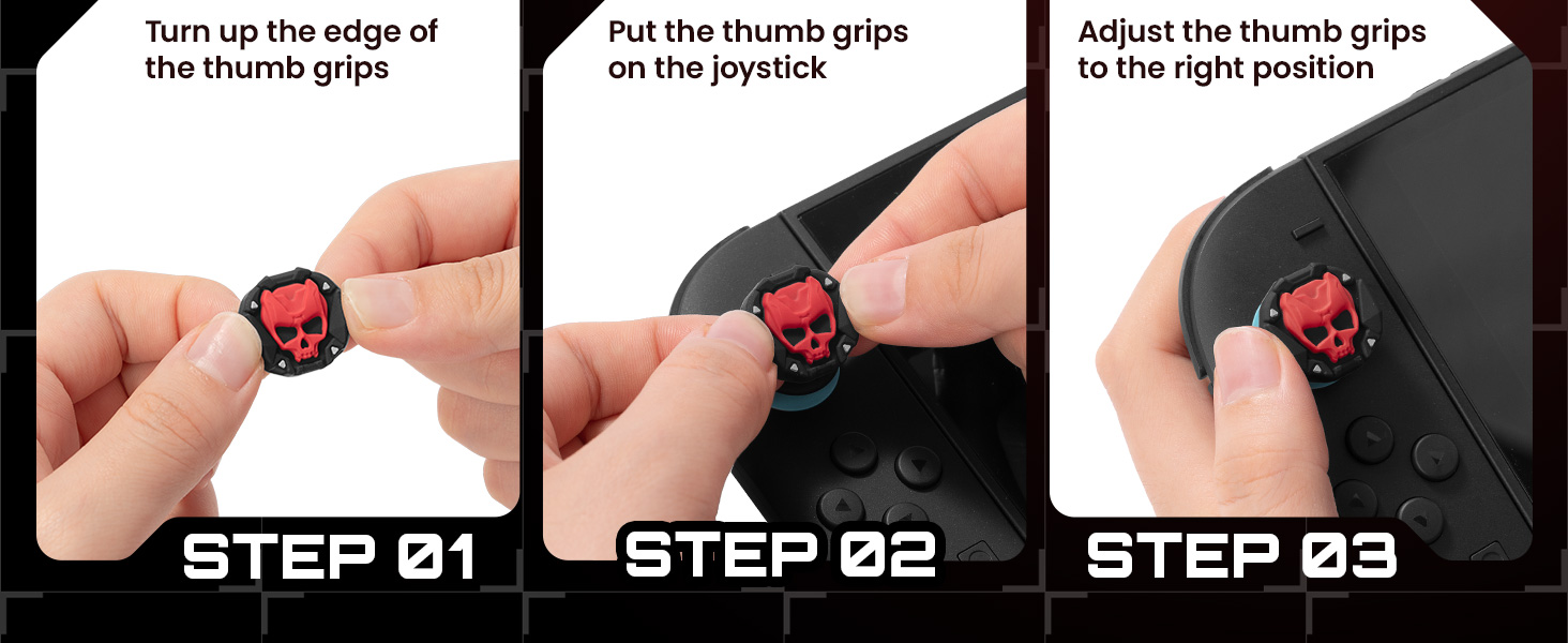 Skull Thumb Grips