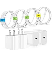 for iPhone 14 13 Charger Fast Charging, 3ft/6ft/10ft for iPhone Fast Charger Cord with 20W USB C ...
