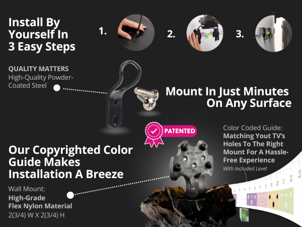 Hangsmart universal tv mount