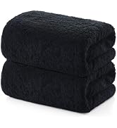 REDKISS 2 Piece Luxury Bath Towel Set - 31x62 inch Oversized Thick Bath Sheet, 100% Cotton, 900 G...