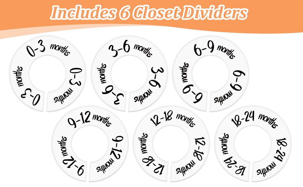 Baby Closet Dividers