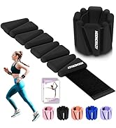 Wrist Ankle Weights Bangles 2lb for Women, Adjustable Silicone Pilates Weights Bracelet, Heavy Du...
