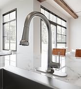 Design House 525717 Geneva Single-Handle Pull-Down Sprayer Kitchen Faucet, Satin Nickel
