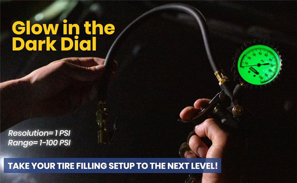 air compressor inflator gauge