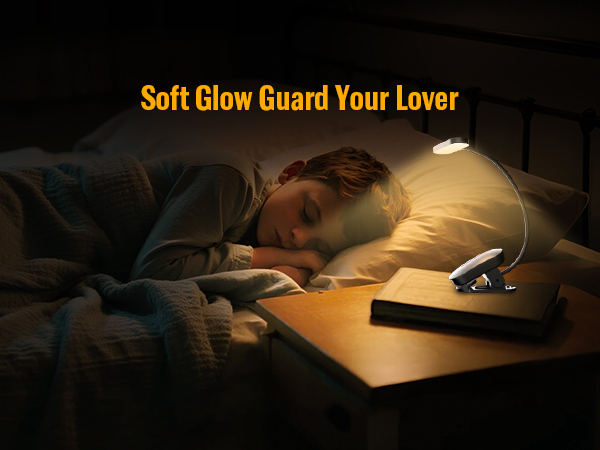 book light clip on,Soft Glow Guard Your Lover