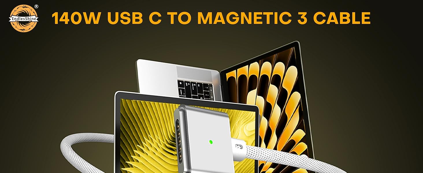 USB-C to Magnetic 3 Cable