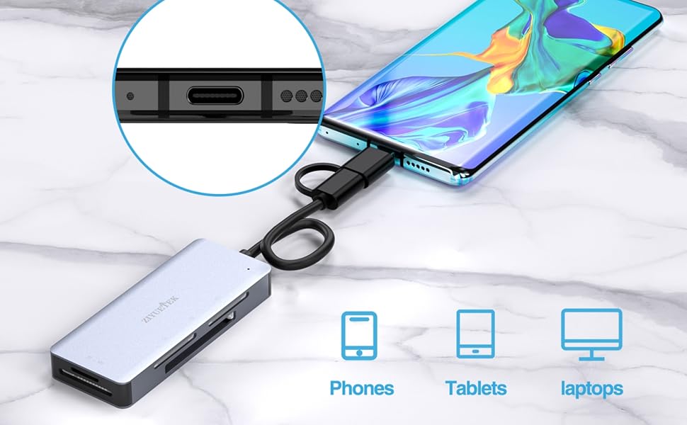 SD CARD READER FOR IPHONE 15