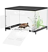 Turtle Basking Platform for 10-13 Inchs Wide Aquariums - Last Long Stainless Steel Supports &amp; Mes...