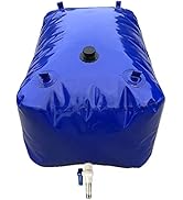 GaeaAuto Portable 100 Gallon Water Tank Collapsible Storage Container Bag Bladder Bob 400L with V...