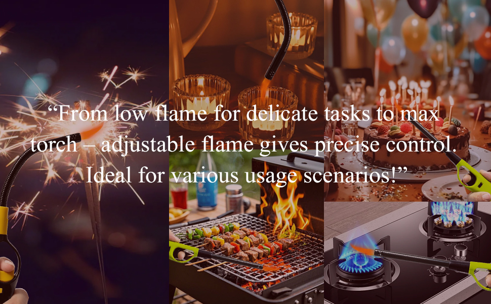 Long lighter candle lighters lighter for candle grill bbq refillable butane lighters