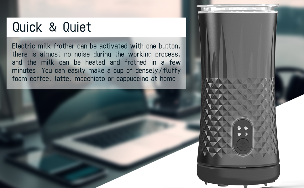 4 IN 1 Automatic Warm and Cold Milk Foamer