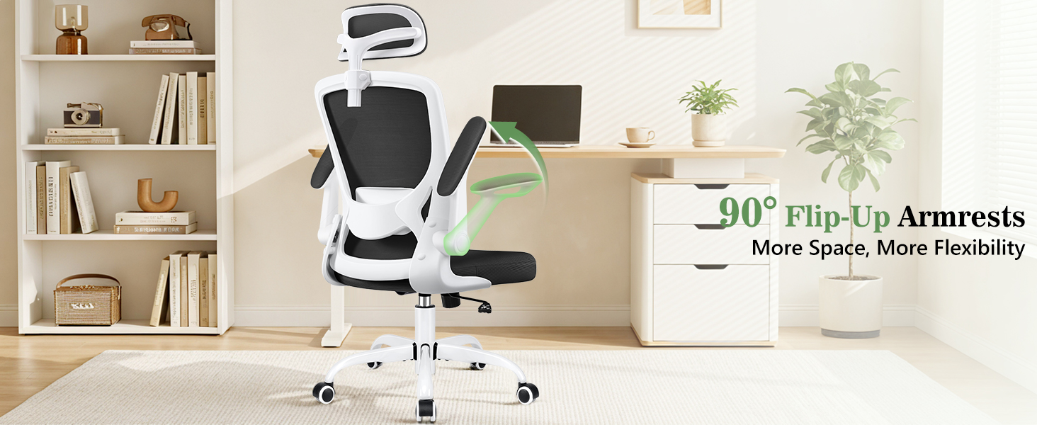 office chair with fil-up armrest