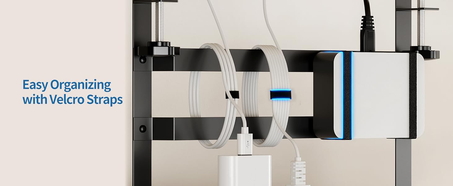 under desk cable management tray