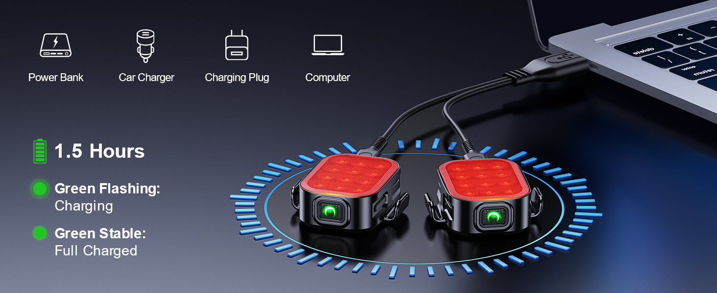 bike tail light rechargeable