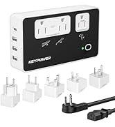 Key Power 2000W Step Down Converter, 220V to 110V Voltage Converter US to Europe, International U...