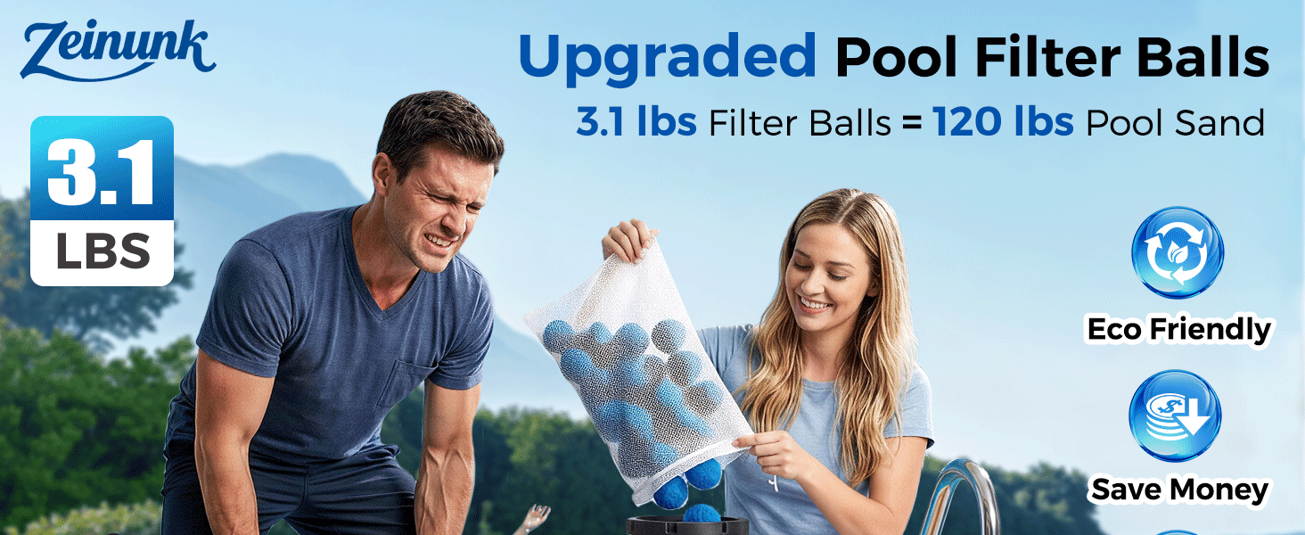pool filter balls