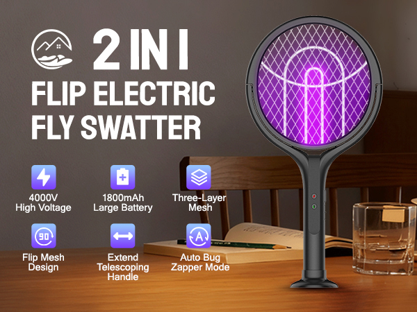 electric fly swatter racket