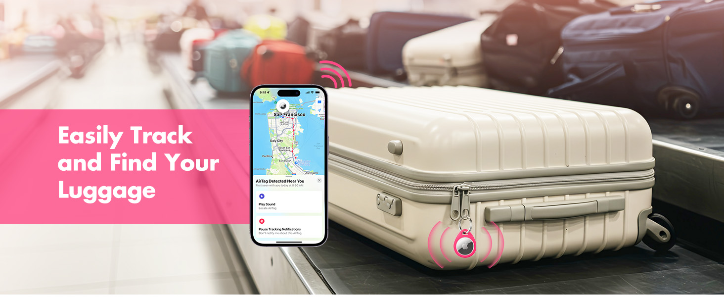 airtag keychain holder