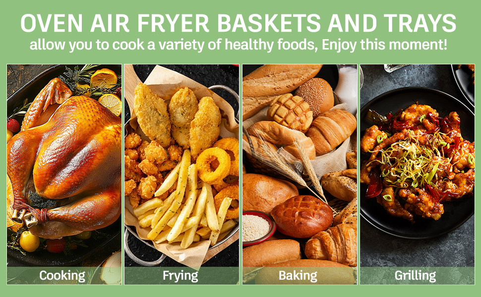 air fryer basket and tray for oven,for frying baking grilling food