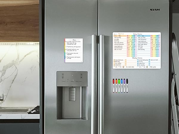 Magnetic Chore Chart for Kids Multiple Kids