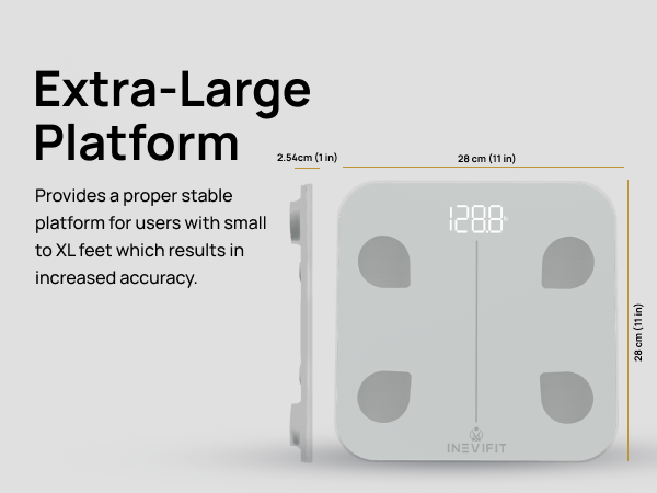 I-BF003S - Bluetooth Smart Body Fat Scale - Premium A+ - mobile