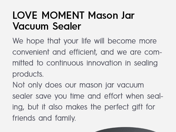 Mason Jar Vacuum Sealer
