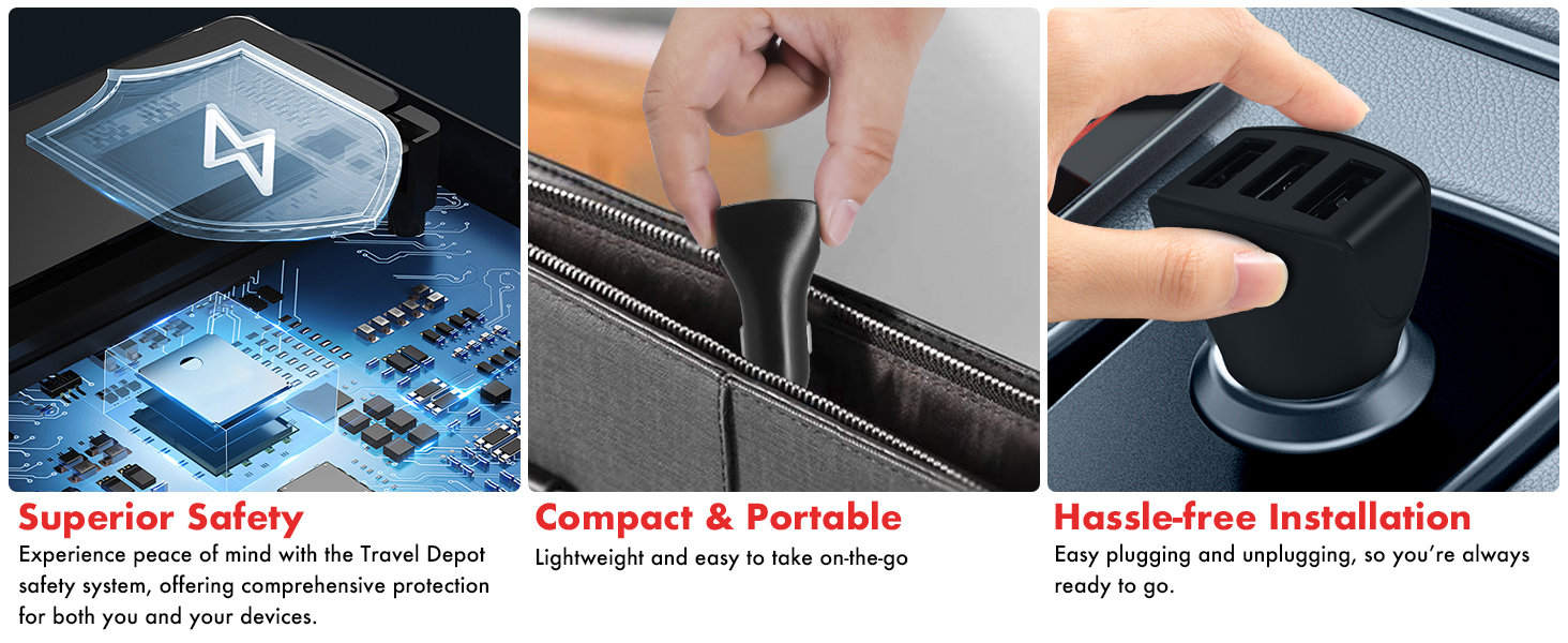 Superior Safety, Compact &amp; Portable, Hassle-free Installation