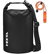 HEETA Waterproof Dry Bag for Women Men(Upgraded Version) 5L/10L/20L/30L/40L Roll Top Lightweight ...