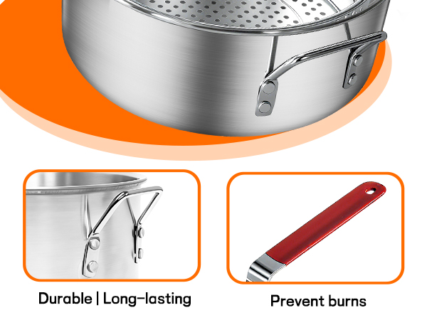 deep fryer with basket