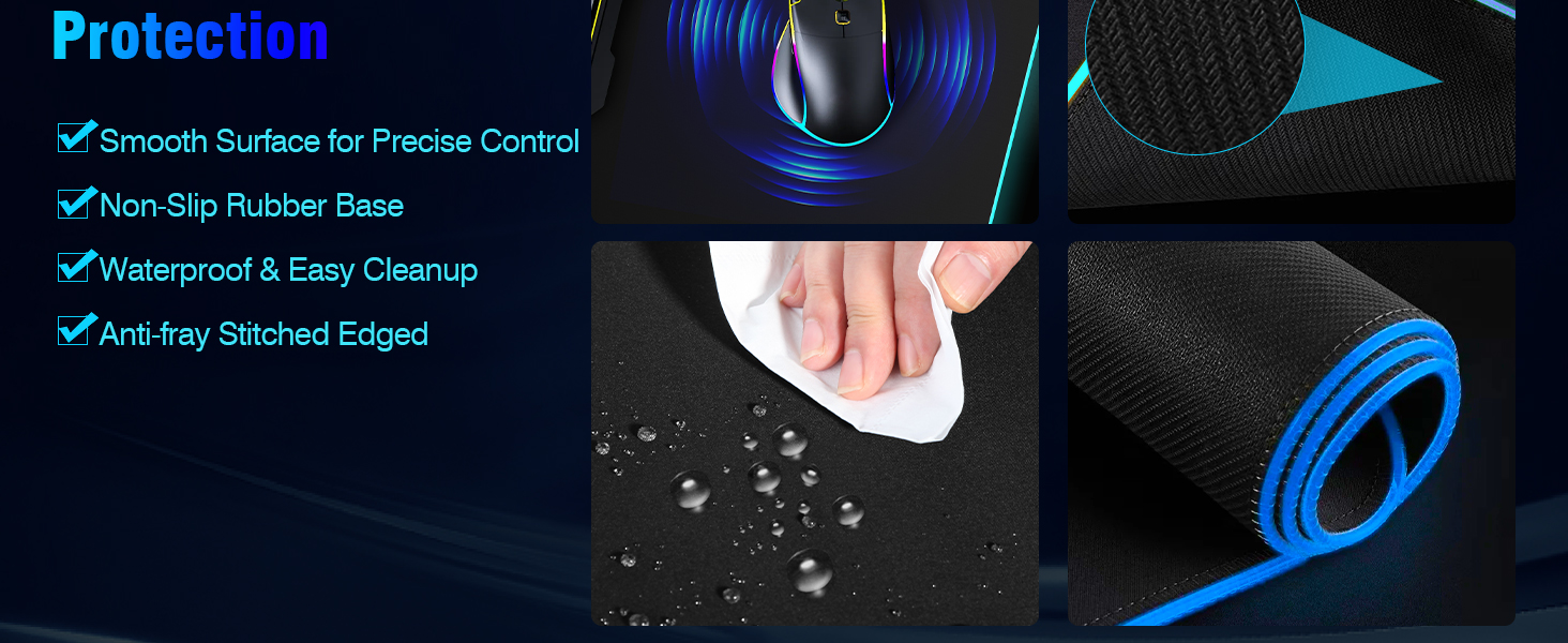 RGB Gaming Mouse Pad Wireless Charging