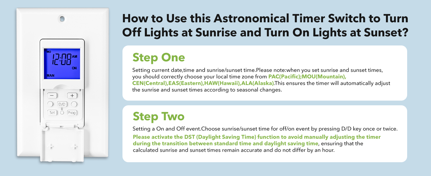 programable in wall timer switch