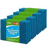 AIDEA Non-Scratch Scouring Pads, Dish Scrubber Pads for Household and Kitchen, Multipurpose Scour...