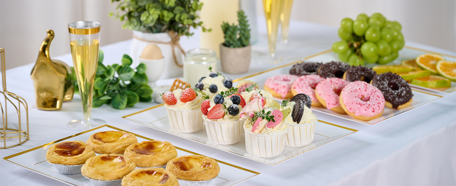 plastic serving trays
