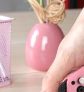 WORKPRO Folding Utility Knife, Quick Change Box Cutter, Pink Razor Knife for Cartons, Cardboard, ...