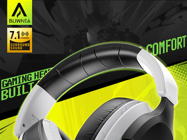 wireless gaming headset 100 hour battery